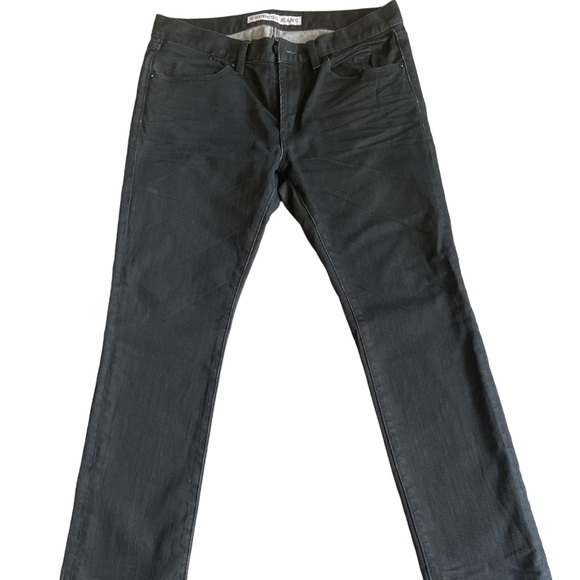 Mens Express Faded Black Jeans - Picture 4 of 4